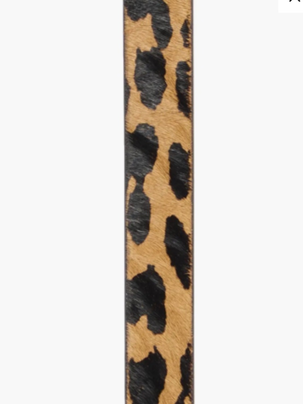 Kate Spade Bow Belt Leopard with gold Spade Genuine Leather - Picture 3 of 4